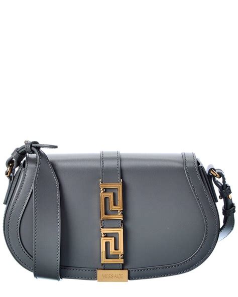 grey versace bag|Versace greca goddess shoulder bag.